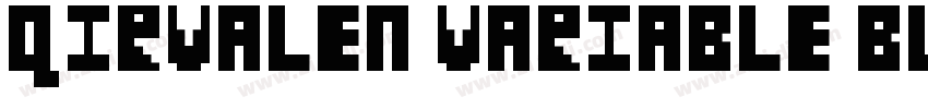 Qirvalen Variable Bl字体转换